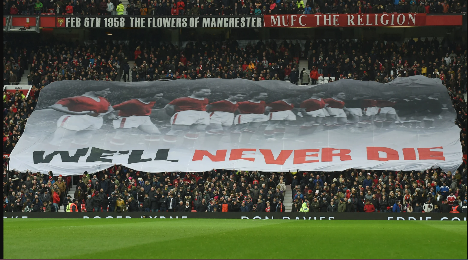 म्युनिख हवाई दुर्घटनामा मारिएका म्यानचेस्टर युनाइटेडका ८ खेलाडीको सम्झना